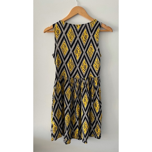 Geometric leopard print dress - Picture 2 of 7